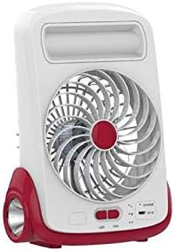 Geepas Rechargeable Mini Fan With LED Lantern GF9618