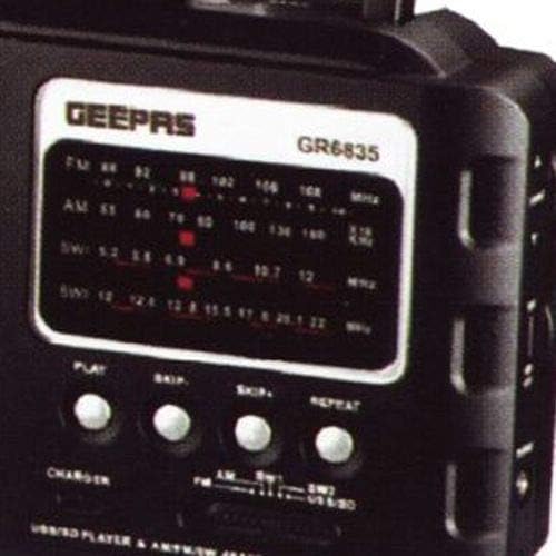 Geepas Black Digital Radio, GR6835