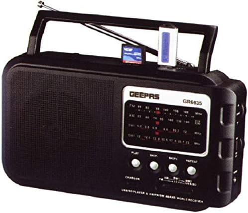 Geepas Black Digital Radio, GR6835