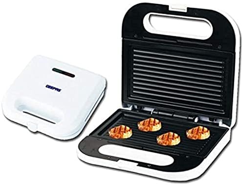 Geepas 2 Slice White Grill Maker, GS675