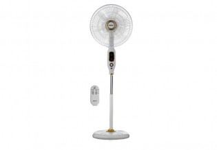 Geepas Stand Fan With Remote Control | White - GF9491